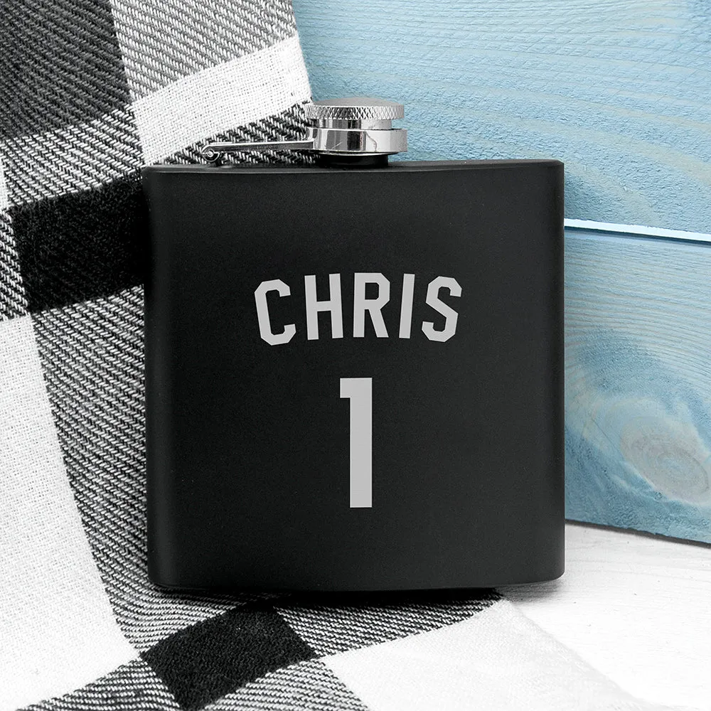 Personalised Football Shirt Hip Flask