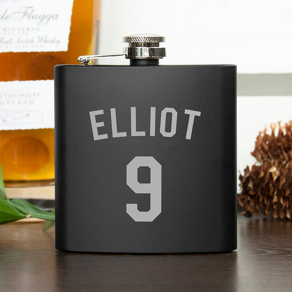 Personalised Football Shirt Hip Flask