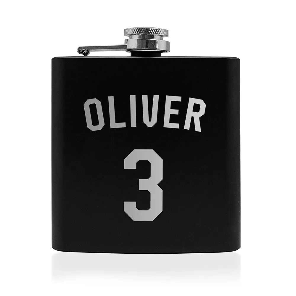 Personalised Football Shirt Hip Flask