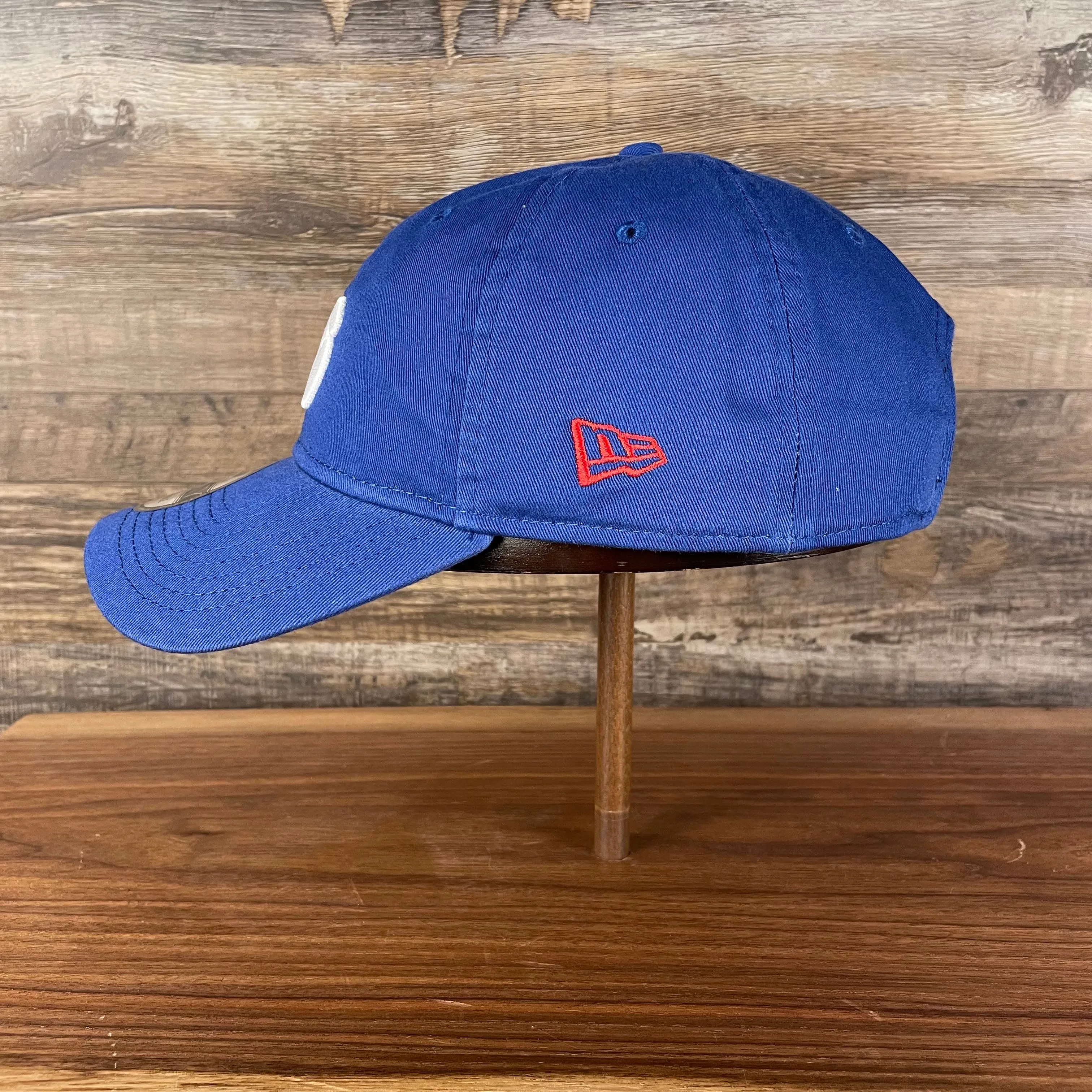 Philadelphia 76ers 75th Anniversary Side Patch Dad Hat | Back Half | Royal