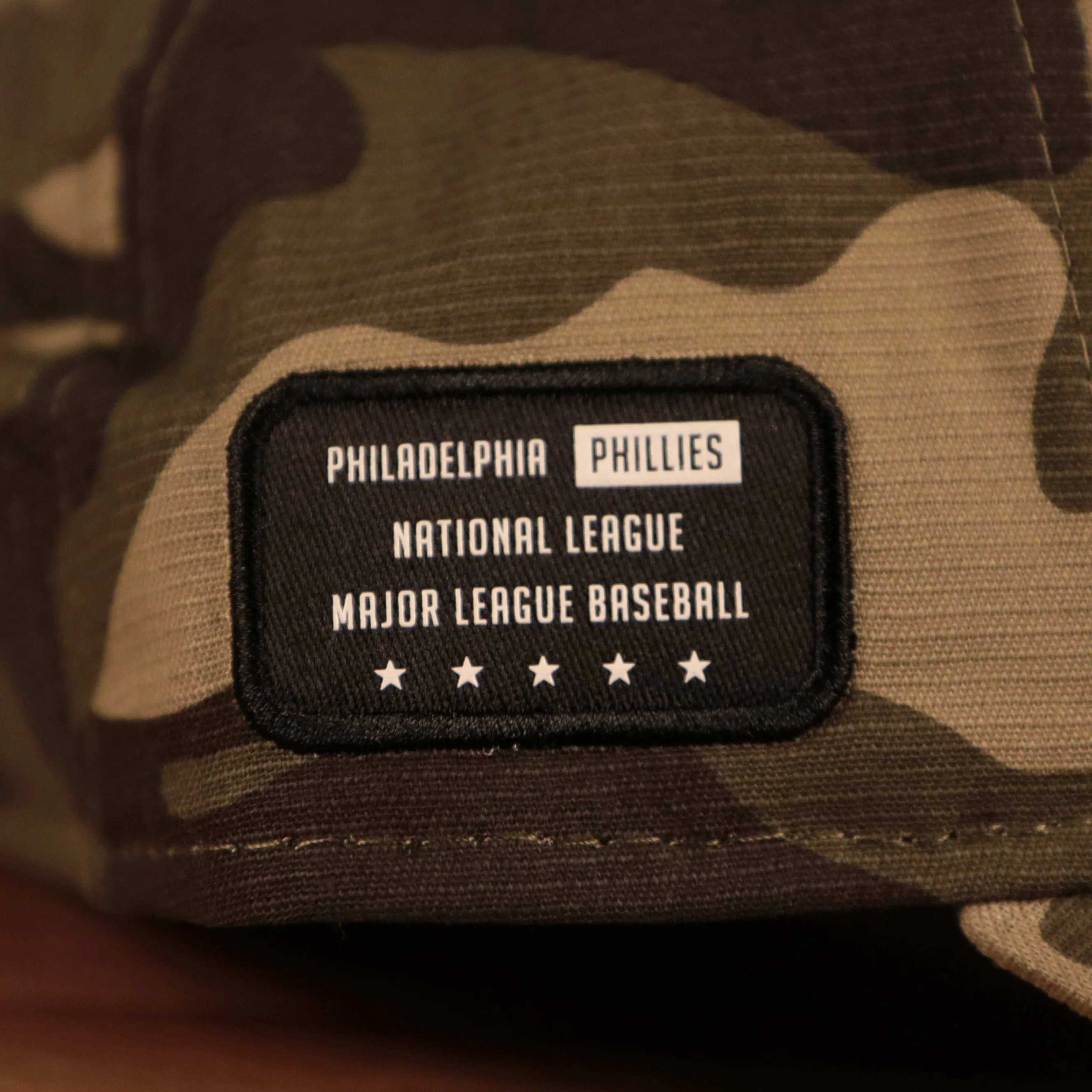 Phillies 2021 Armed Forces Day Hat | Memorial Day Cap | Woodland Camo Dad Hat