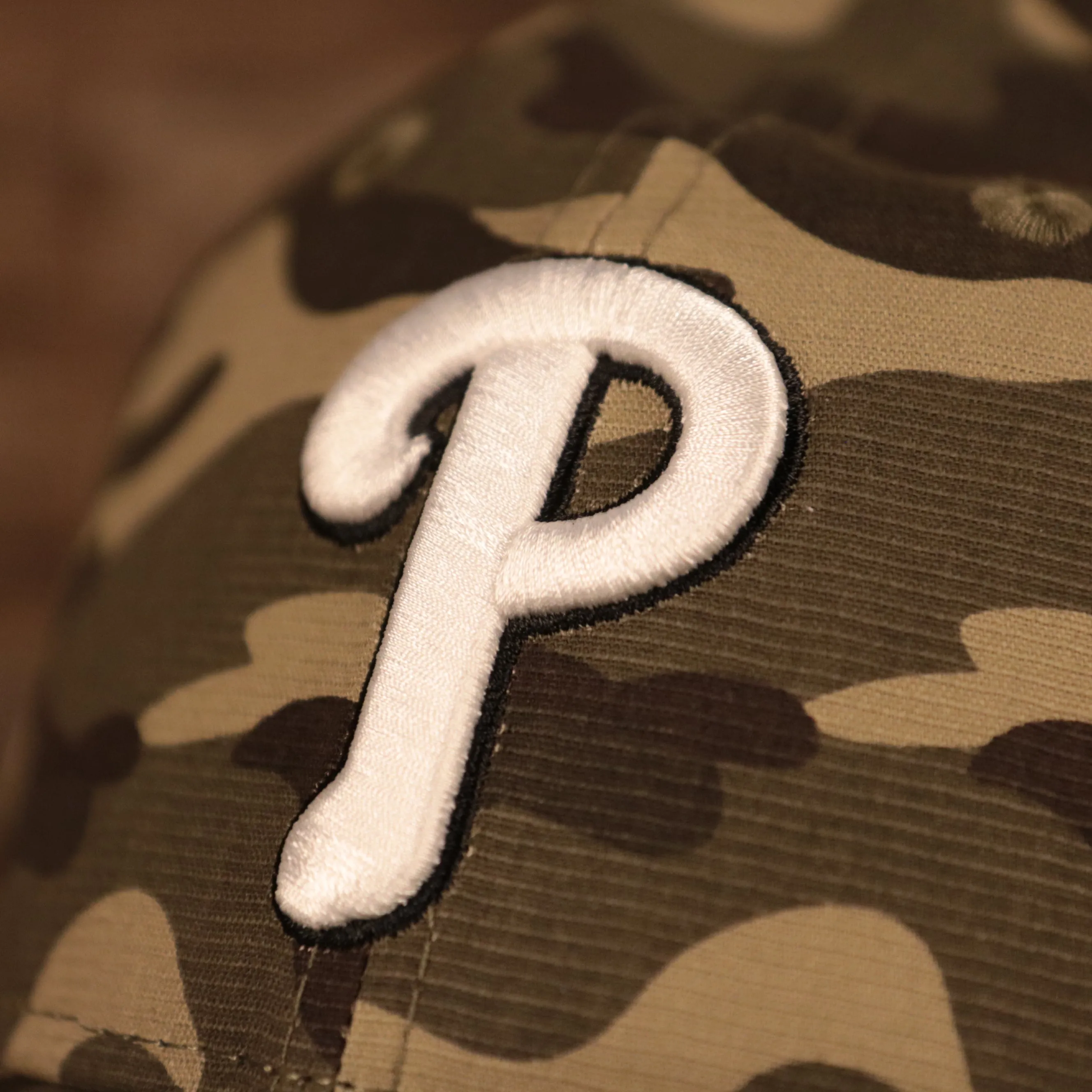 Phillies 2021 Armed Forces Day Hat | Memorial Day Cap | Woodland Camo Dad Hat