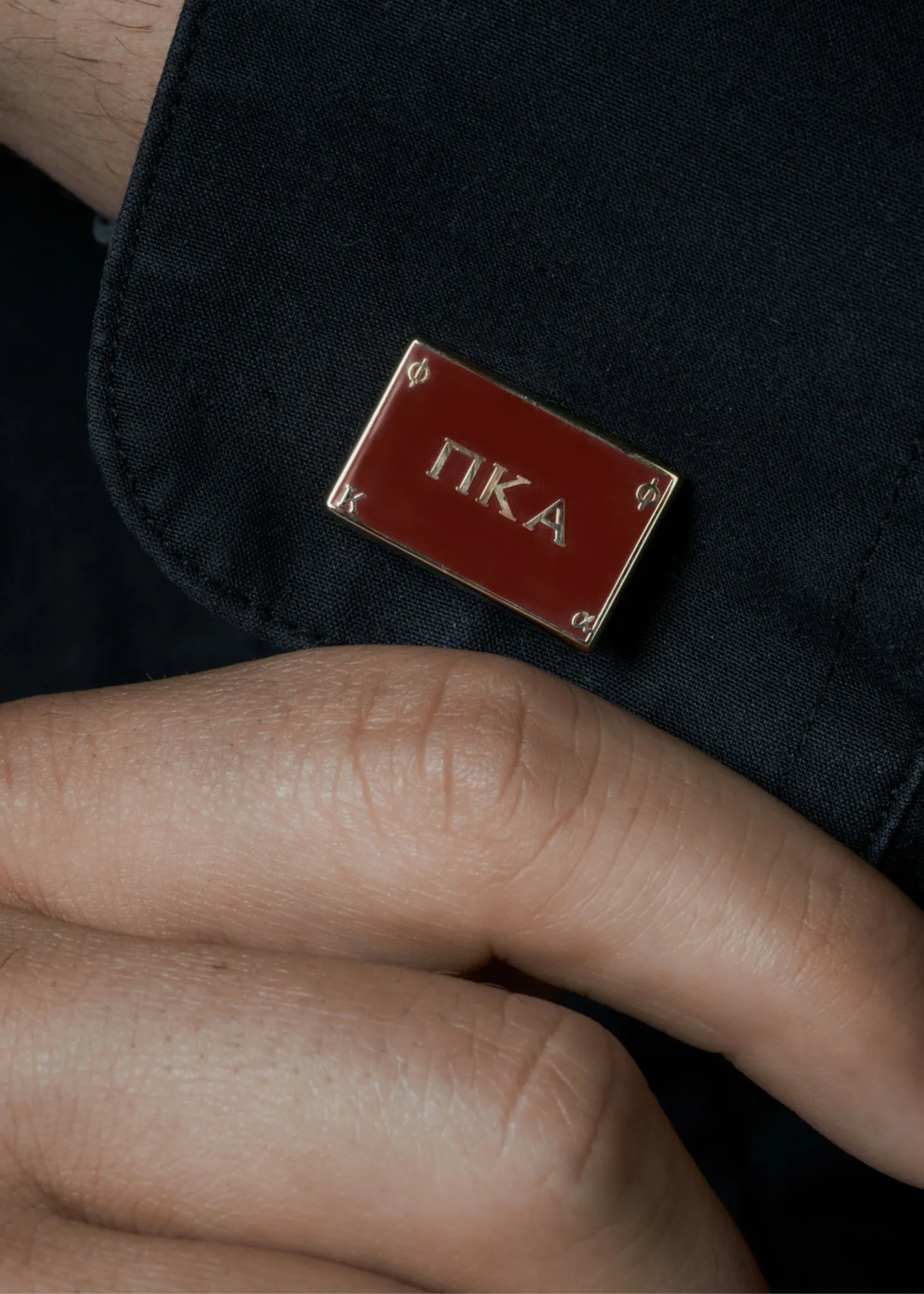 Pi Kappa Alpha Flag Cufflinks - Gold Plated - Only $XX.XX. Limited Stock!