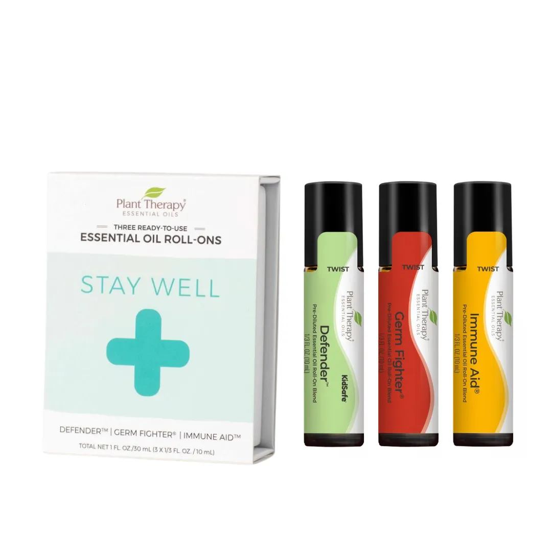 Plant Therapy Stay Well Roll-On Set