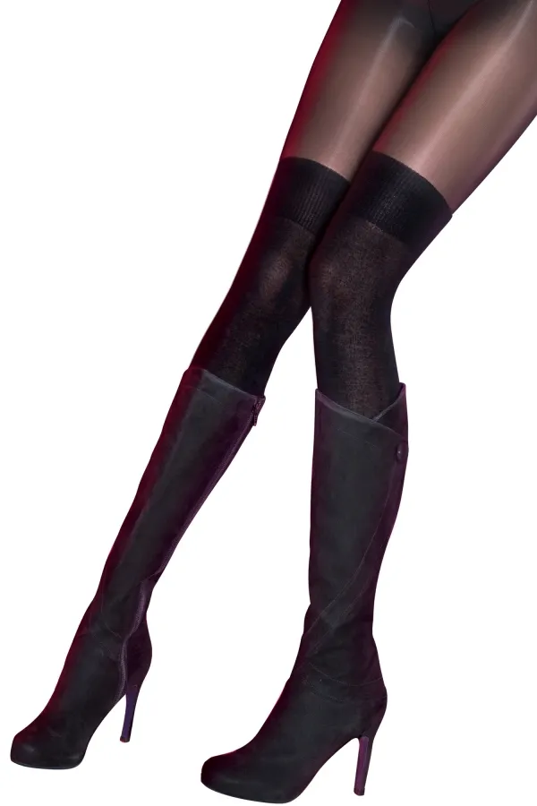 Pretty Polly Secret Socks Over The Knee Modal Sock Tights