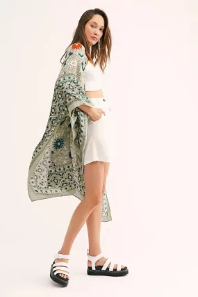 Print Kimono - Free People Magic Dance Border