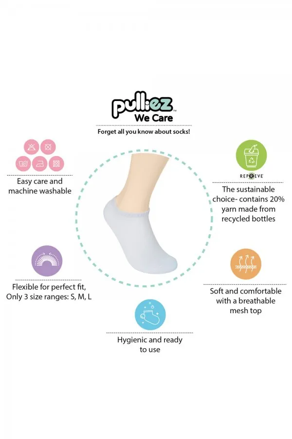 Pulliez Thin Cotton Blend Low Cut Ankle Adults Size L Socks, 14-Pack