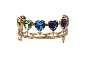 Rainbow Heart Crown