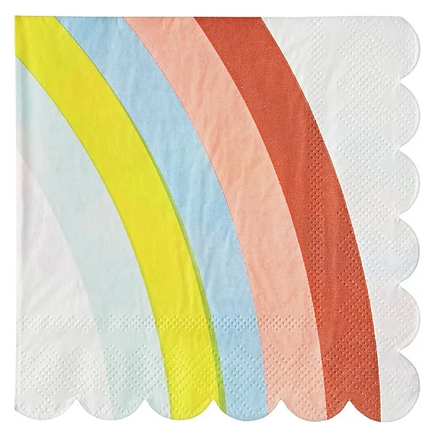 Rainbow Small Napkin Set of 20 - Meri Meri