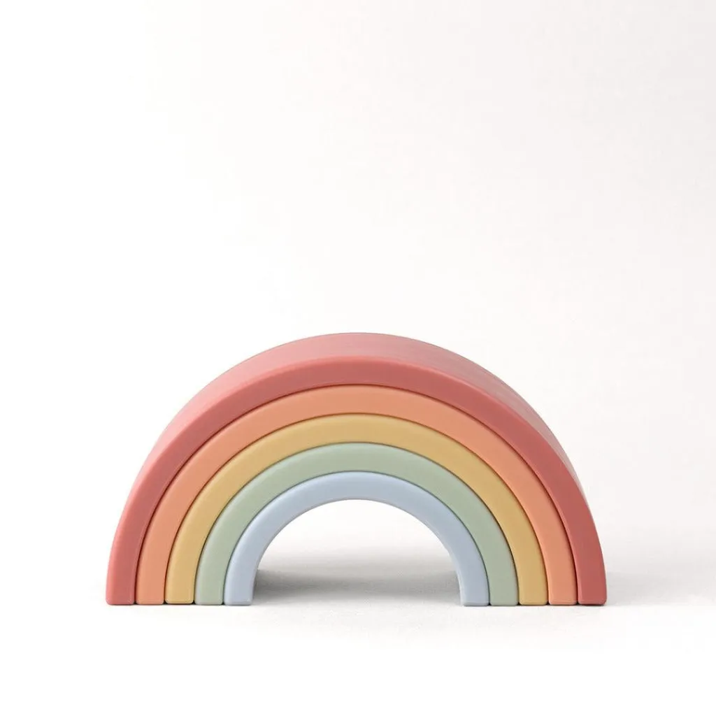 Rainbow Stacking Toy for a Luxurious Experience