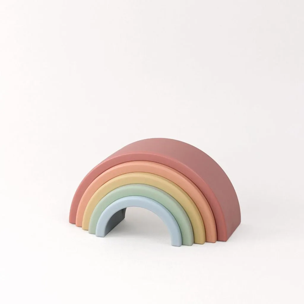 Rainbow Stacking Toy for a Luxurious Experience