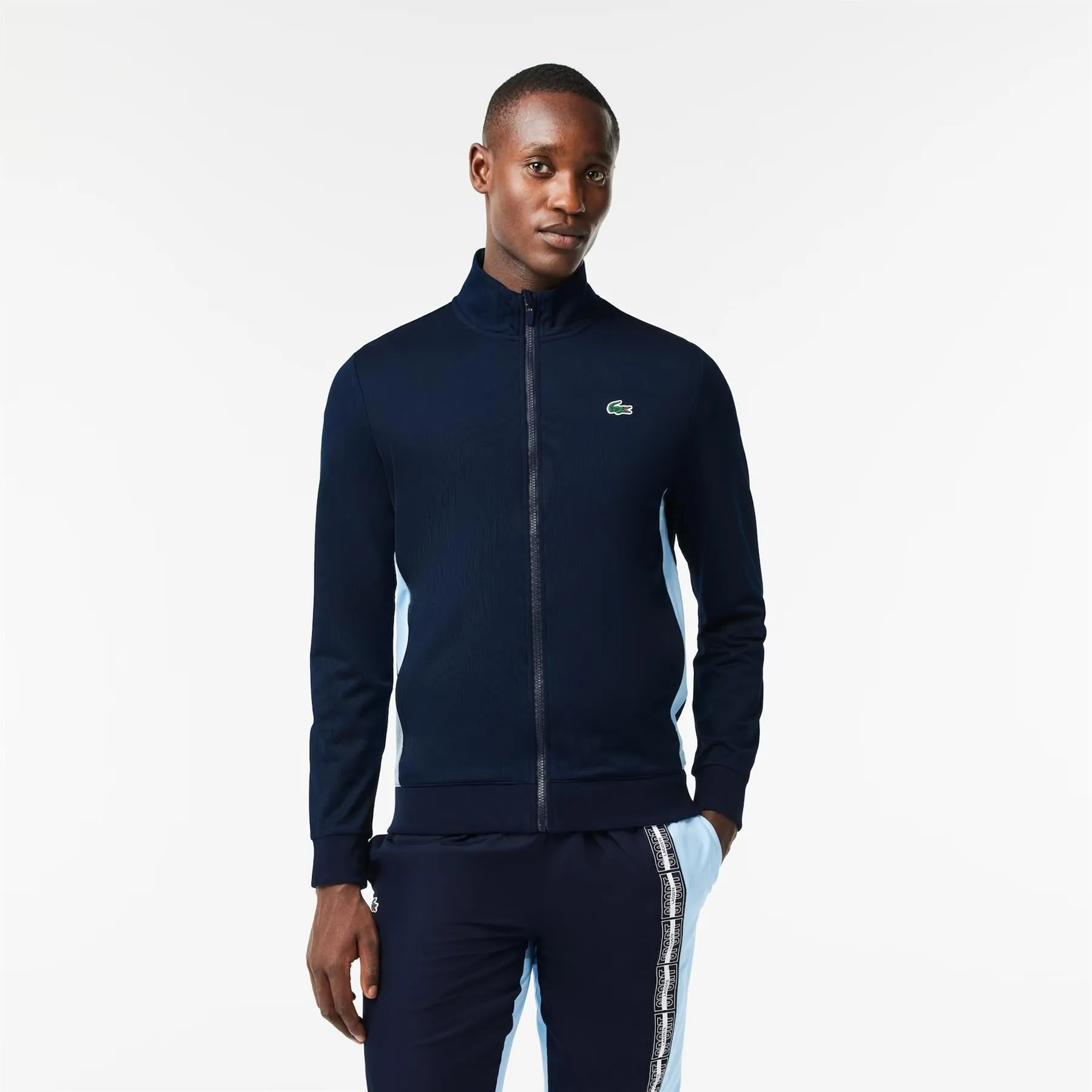 Recycled Polyester Navy Mid Layer - Full Zip Ripstop, Classic Fit (AW23)