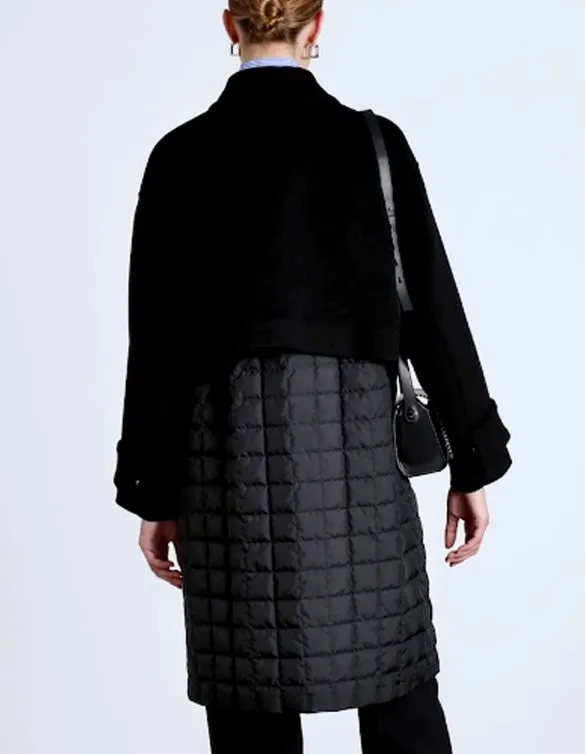 Recycled Quilted Oversized Coat.