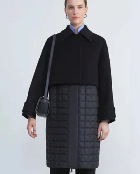 Recycled Quilted Oversized Coat.