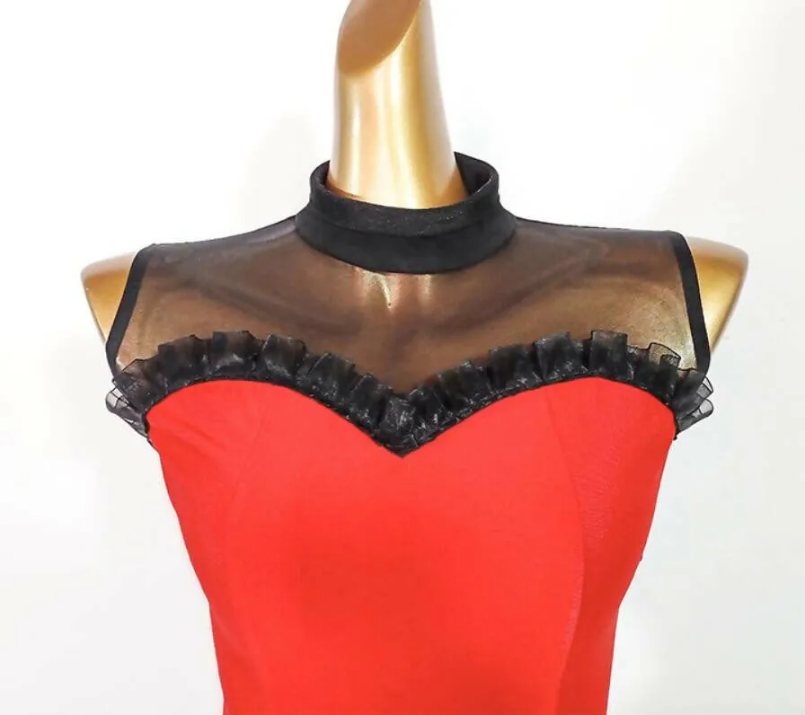 Red and Black Dancewear Junior-Adult Dress, Buy Now | Style Code 631