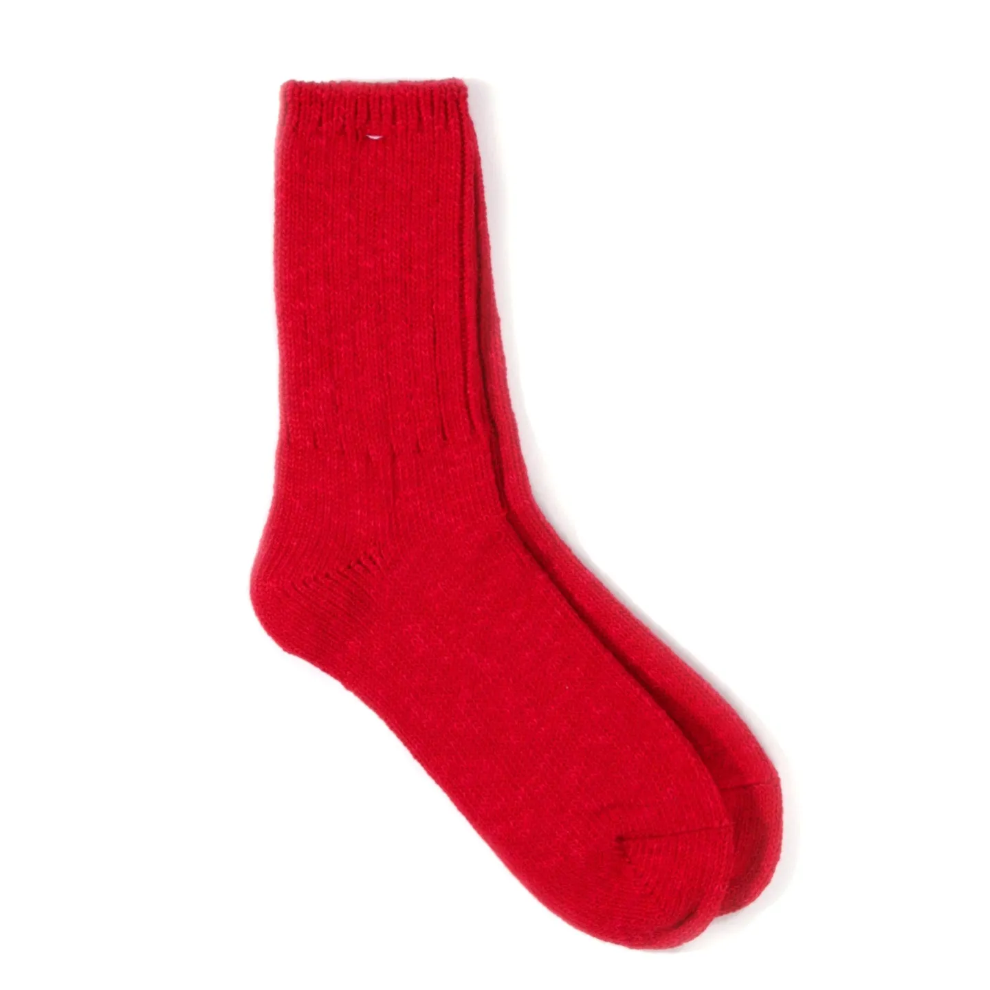 Red Cotton Socks - KAPITAL 60 Yarns Collection