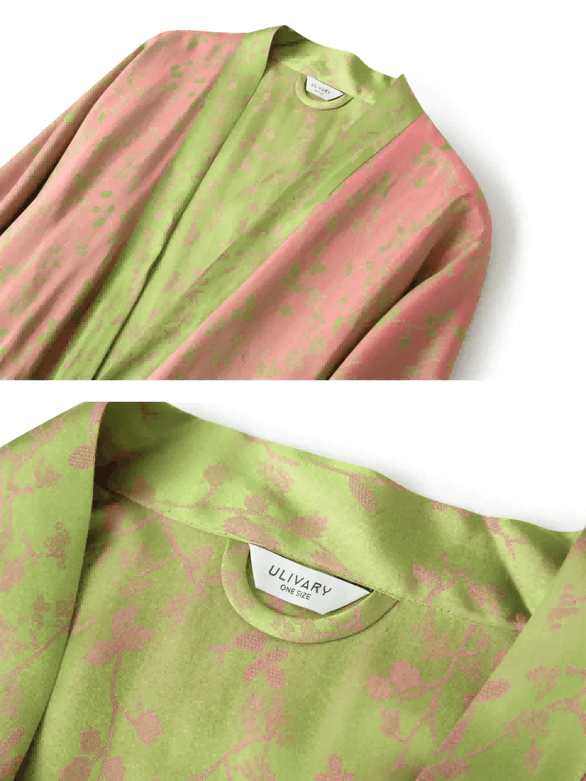 Reversible Oriental Kimono Robe