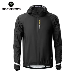 RockBros lightweight waterproof and windproof cycling/motorcycle raincoat.