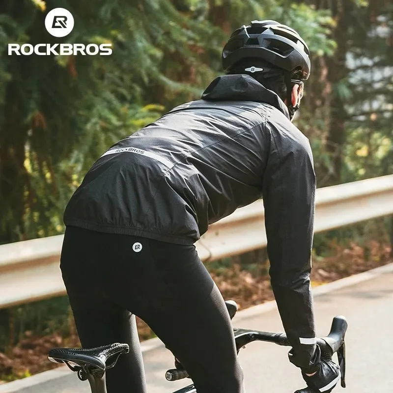 RockBros lightweight waterproof and windproof cycling/motorcycle raincoat.