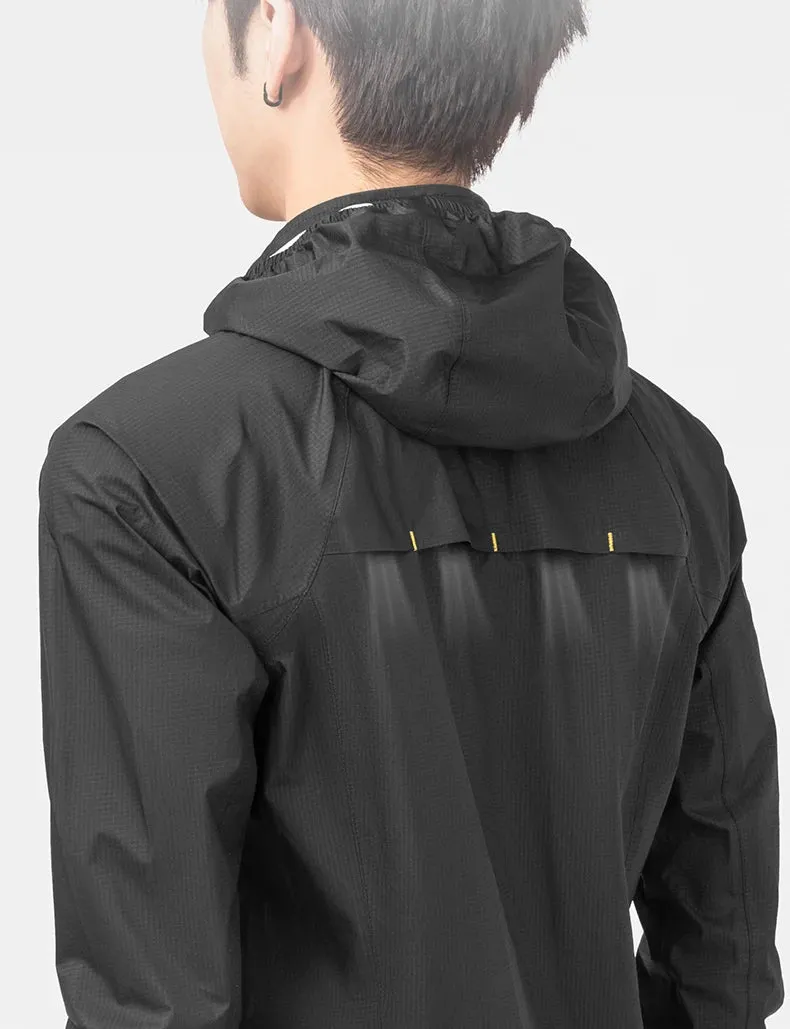 RockBros lightweight waterproof and windproof cycling/motorcycle raincoat.