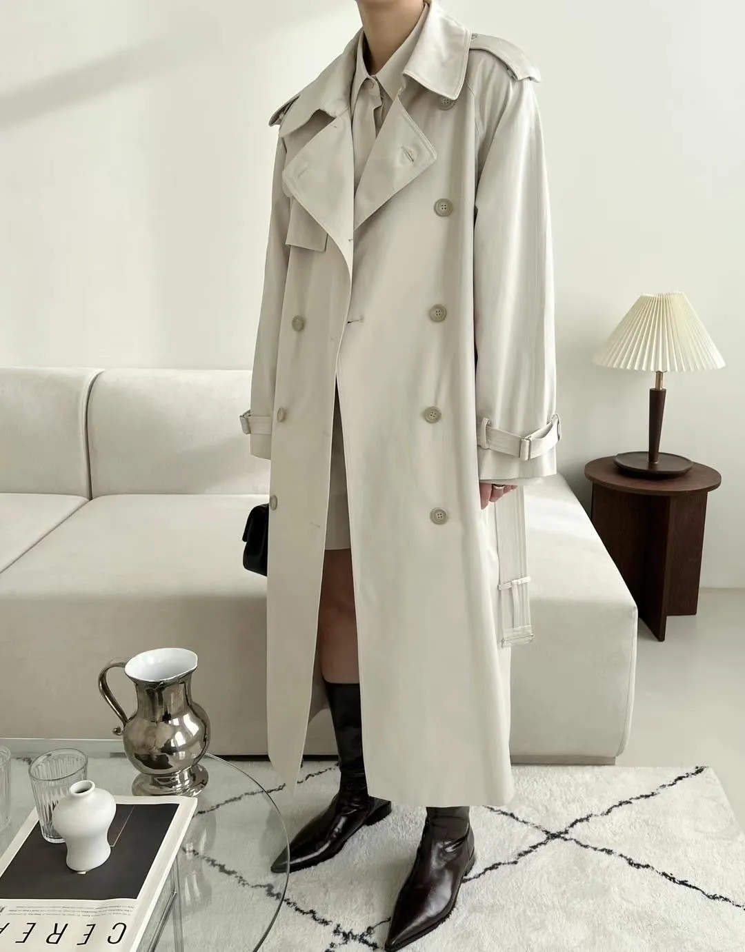 Sarah Beige Trench Coat - Buy now!