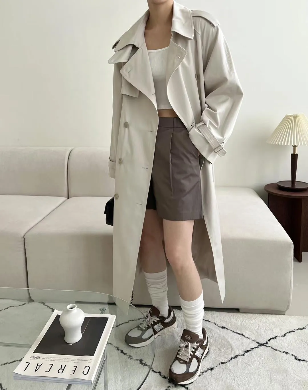 Sarah Beige Trench Coat - Buy now!