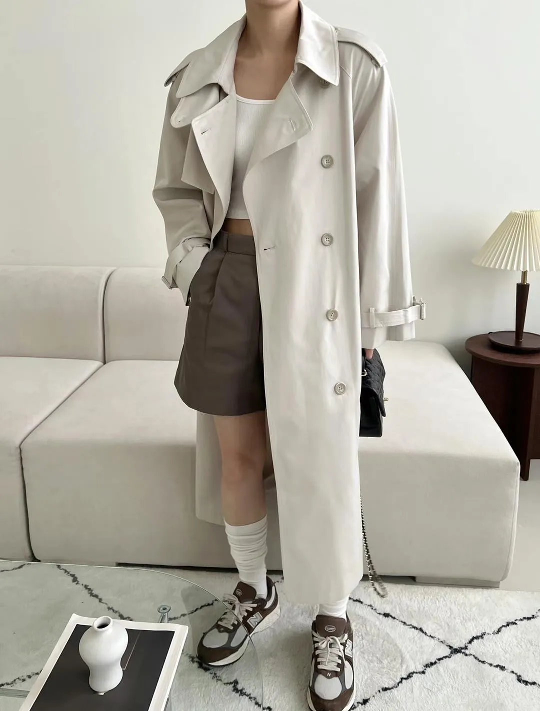 Sarah Beige Trench Coat - Buy now!