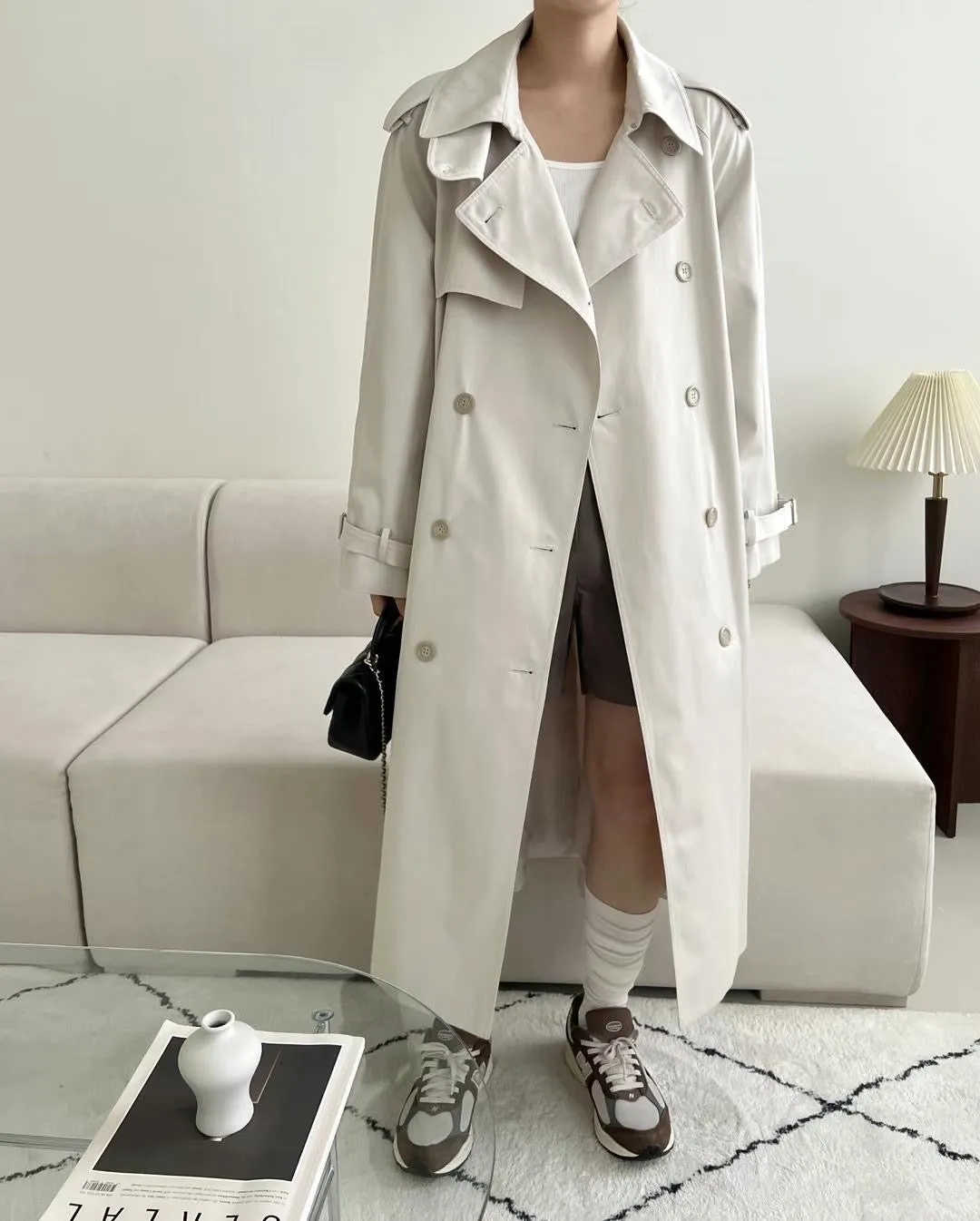 Sarah Beige Trench Coat - Buy now!