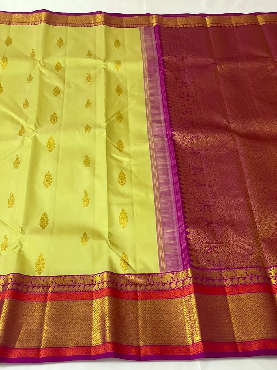 Seetharamam Kanjivaram Pure Silk Saree for Women - PDS001KSE