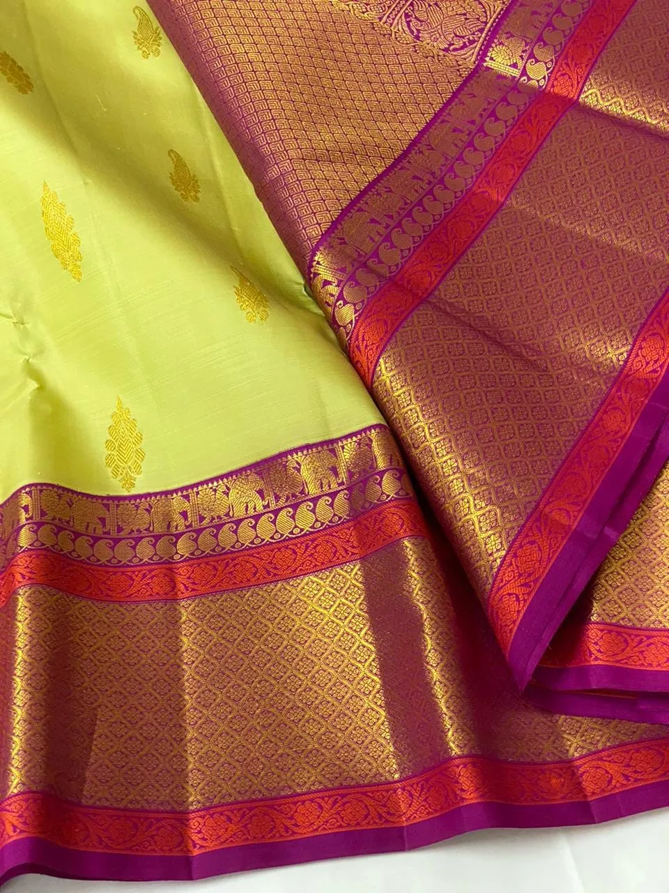 Seetharamam Kanjivaram Pure Silk Saree for Women - PDS001KSE