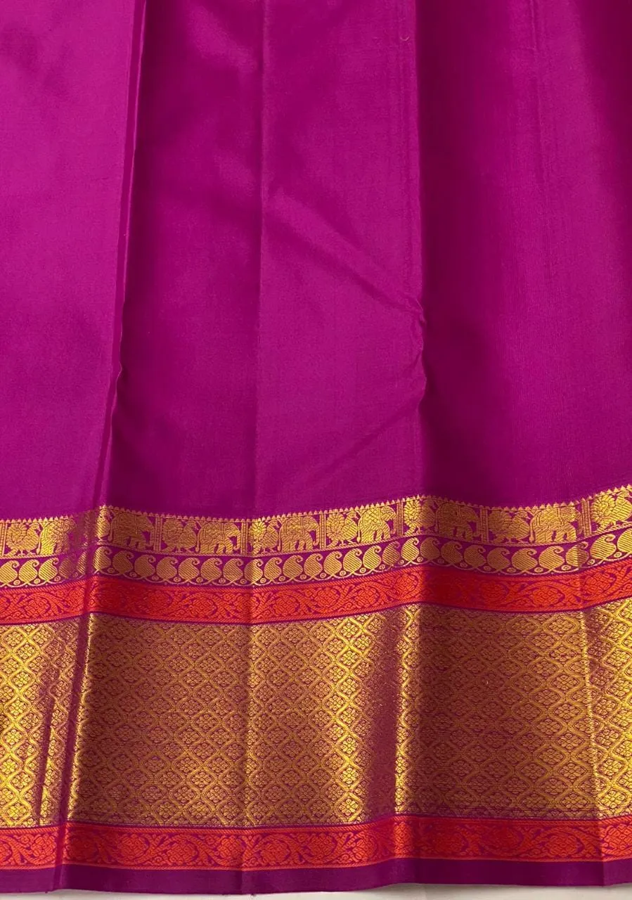 Seetharamam Kanjivaram Pure Silk Saree for Women - PDS001KSE