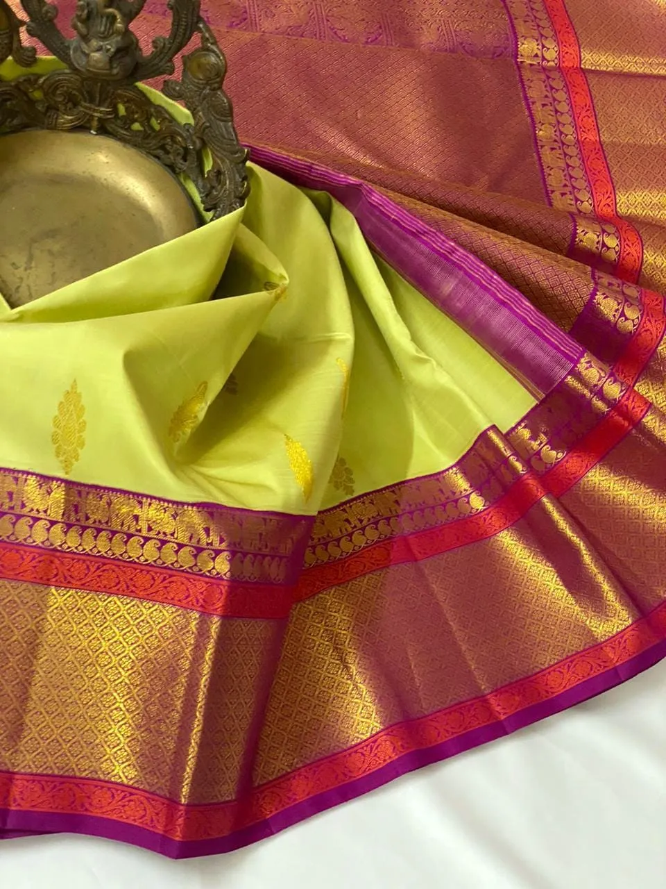 Seetharamam Kanjivaram Pure Silk Saree for Women - PDS001KSE