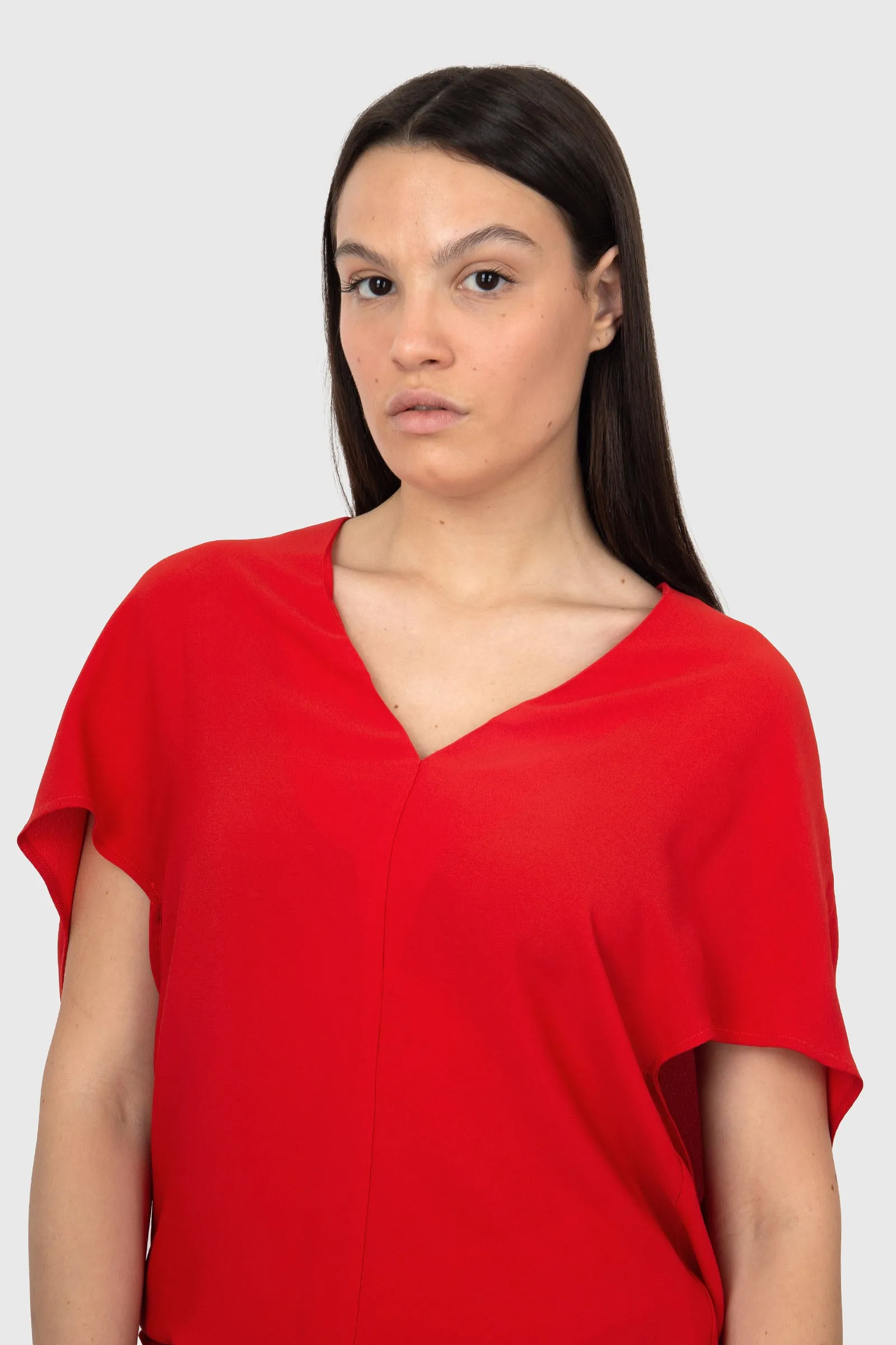 Semicouture Coral Kimono Blouse - Women's