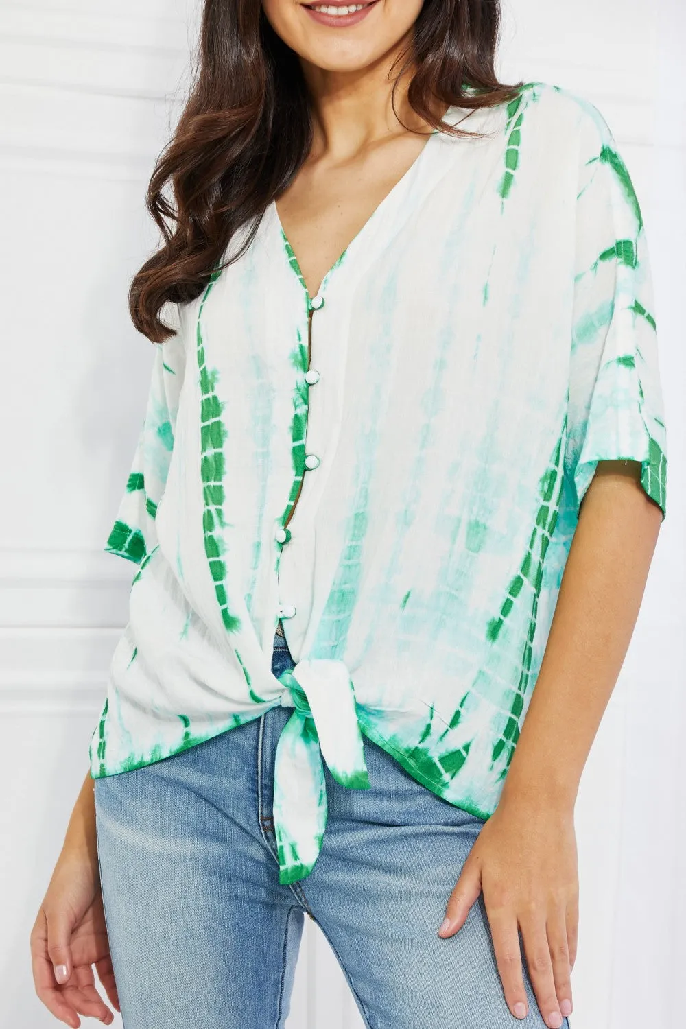 Sew In Love Tie-Dye Full Size Beach Top - Shop Now