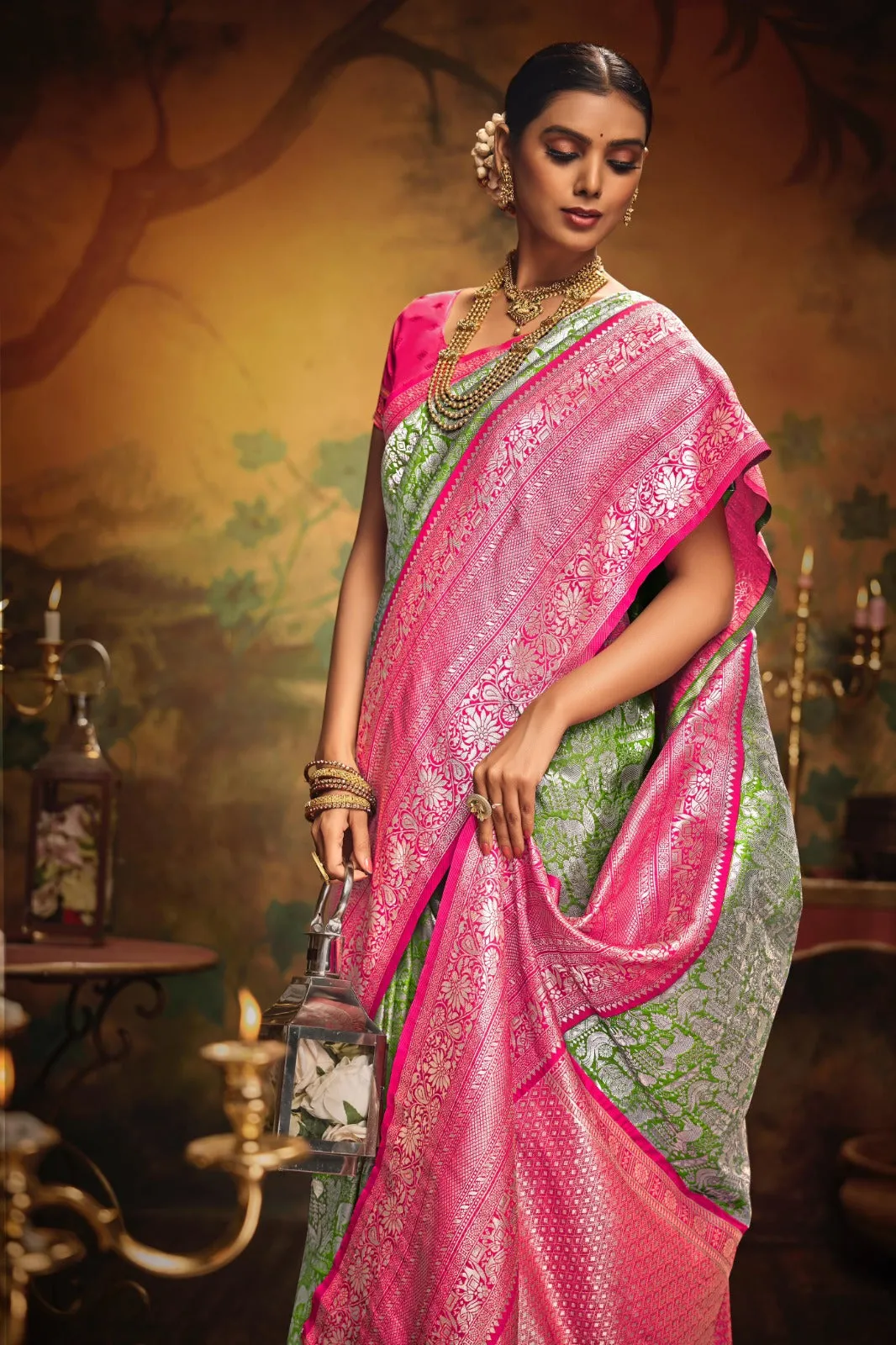 Shakuntala Soft Silk Saree for Women, New Banarasi Collection