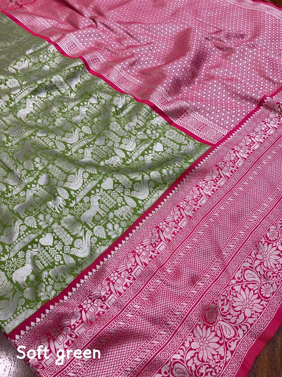 Shakuntala Soft Silk Saree for Women, New Banarasi Collection