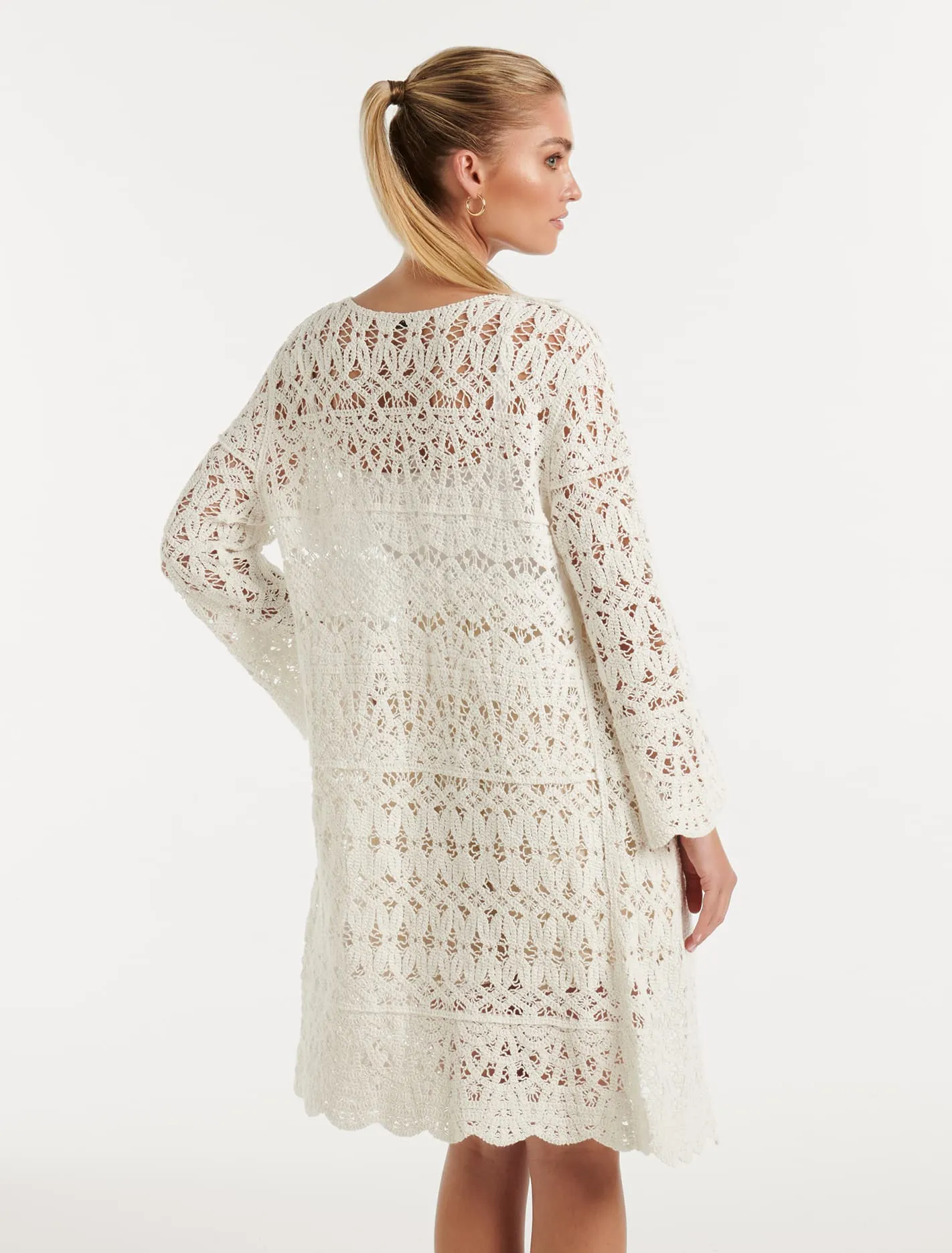 Simona Crochet Kimono - Longline Design - Shop Now