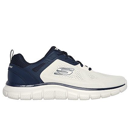 Skechers Men's Track Sneakers - White/Navy, Model 232698