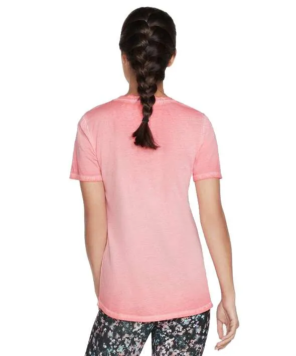 Skechers WOMEN’S Diamond Wash Hatha Scoop Neck Tunic Tee