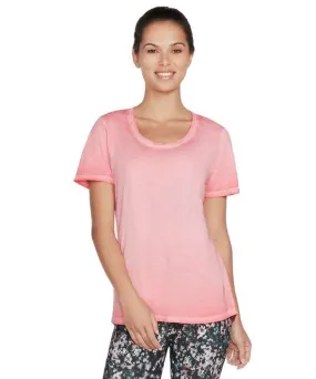 Skechers WOMEN’S Diamond Wash Hatha Scoop Neck Tunic Tee