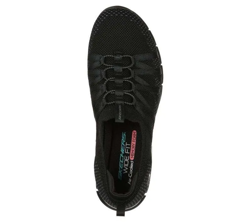 Skechers Women’s Gratis Chic Newness Shoes – Black