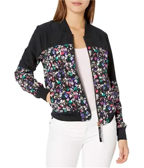 Skechers Womens Floral Bomber Jacket