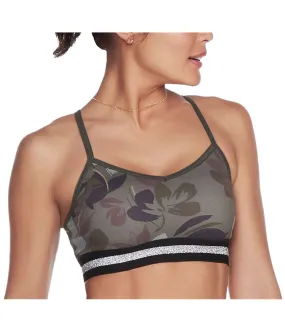 Skechers Womens Go Flex Camo Floral Sports Bra