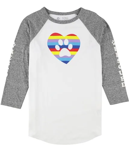 Skechers Womens Rainbow Heart Baseball Jersey