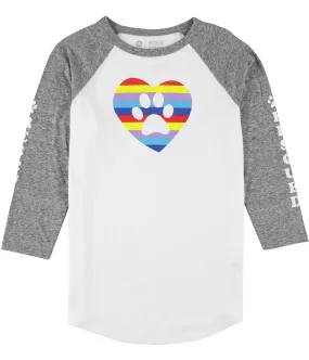 Skechers Womens Rainbow Heart Baseball Jersey