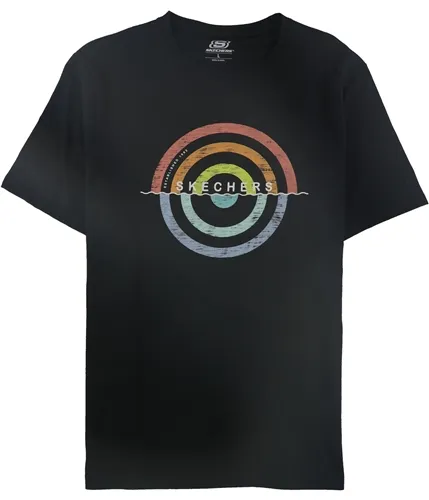 Skechers Womens Rainbow Sunset Graphic T-Shirt