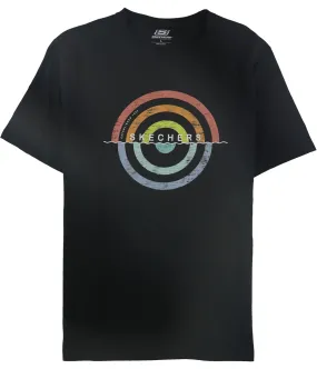 Skechers Womens Rainbow Sunset Graphic T-Shirt