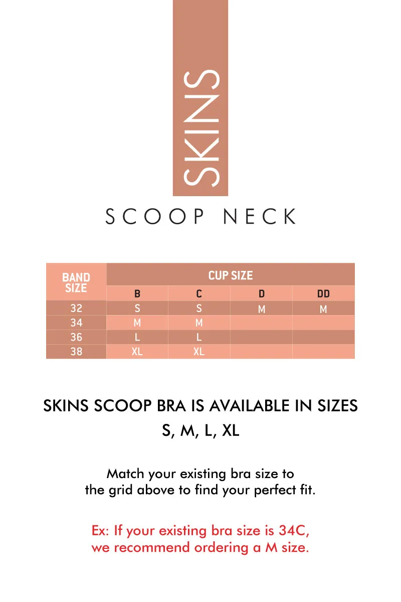 Skins Scoop Neck Bra