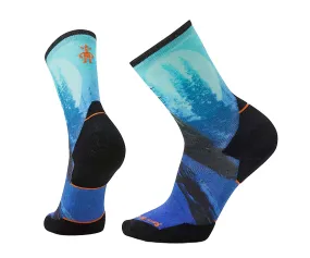 Smartwool Athlete Edition Run Raven Print Crew Socks