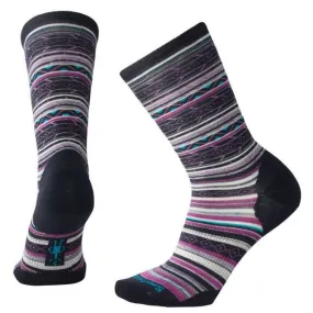 Smartwool Women’s Ethno Graphic Crew Socks #SW0SM627108 Deep Navy Heather